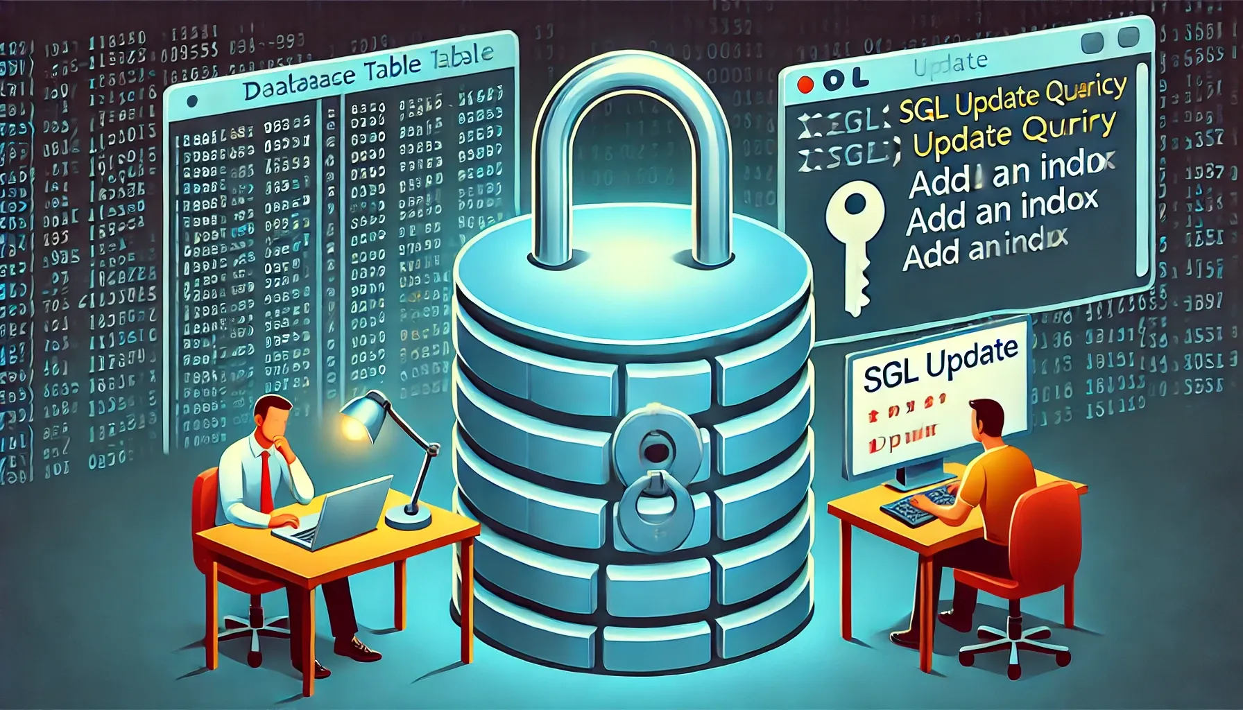 UPDATE บรรทัดเดียว Database Lock ทั้งตาราง